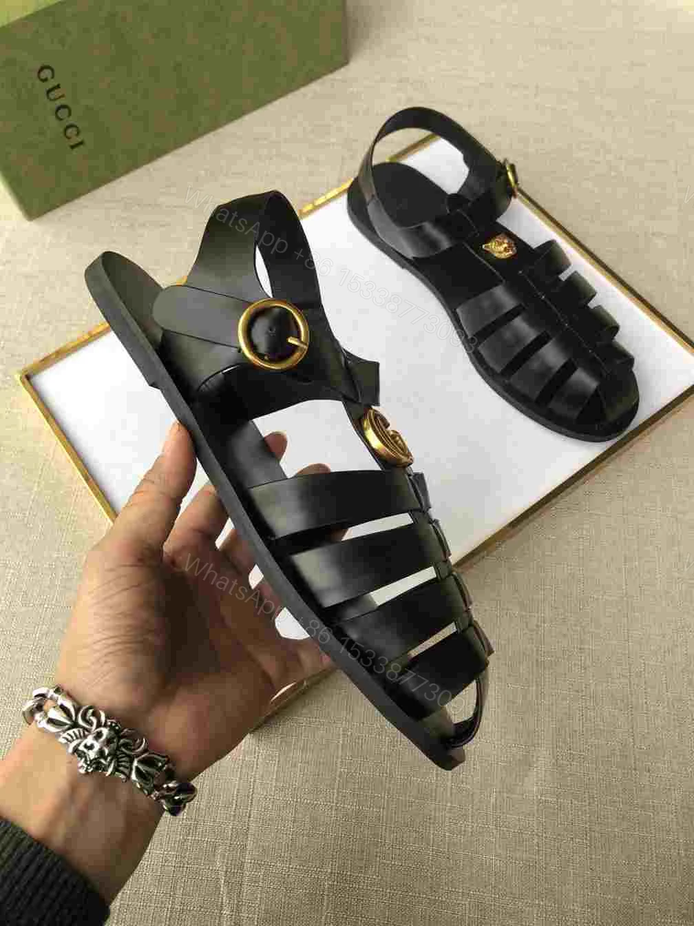 View 5 of GUCCI SANDAL WITH DOUBLE G – SDG005