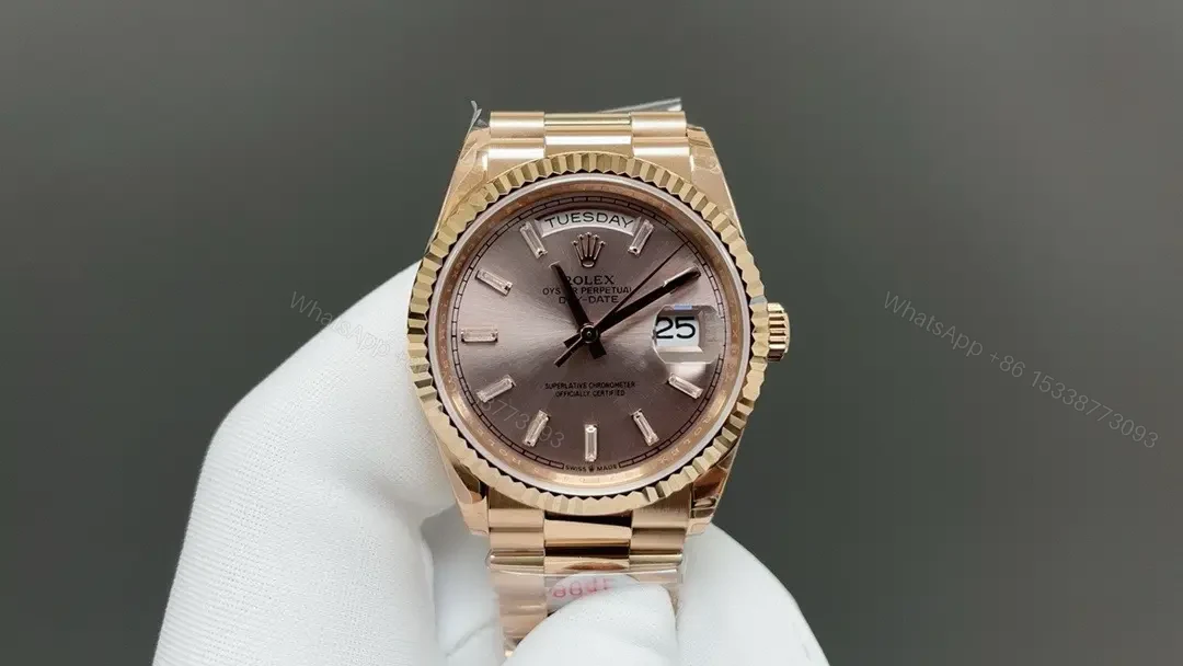 Rolex Day-Date 36 Week Calendar Gold Automatic Watch RLX-DD-36-WKCAL-GOLD — view 1