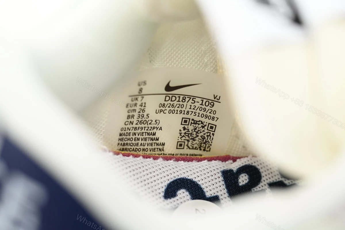View 11 of Sacai x Nike VaporWaffle Sesame and Beige Blue DD1875-109