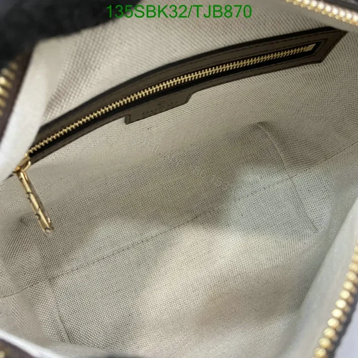 View 9 of Gucci Ophidia Super Mini Shoulder Bag in Beige and Ebony GG Supreme Canvas 79585