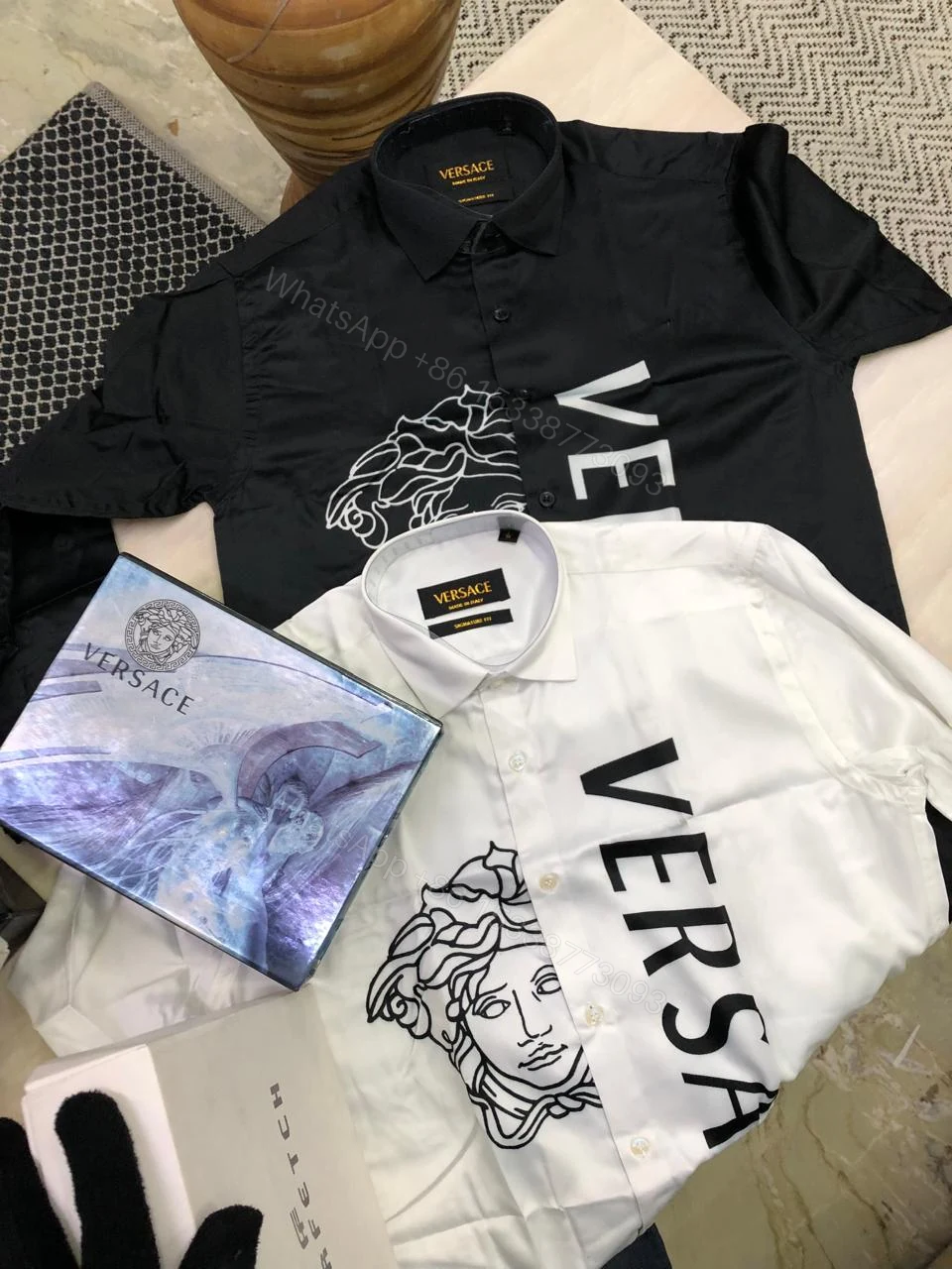 View 6 of FIRST COPY VERSACE IMPORTED COTTON SHIRTS