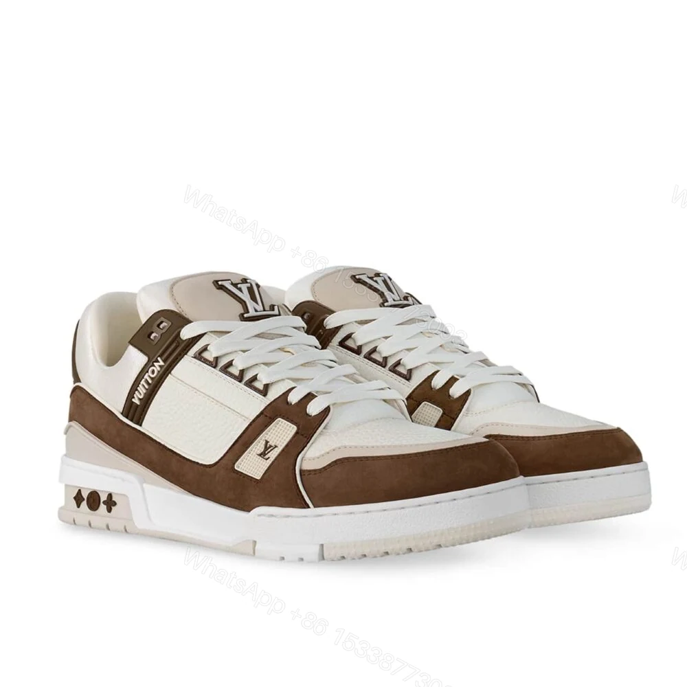 Louis Vuitton LV Trainer Sneaker Brown 1ABLVB — view 1