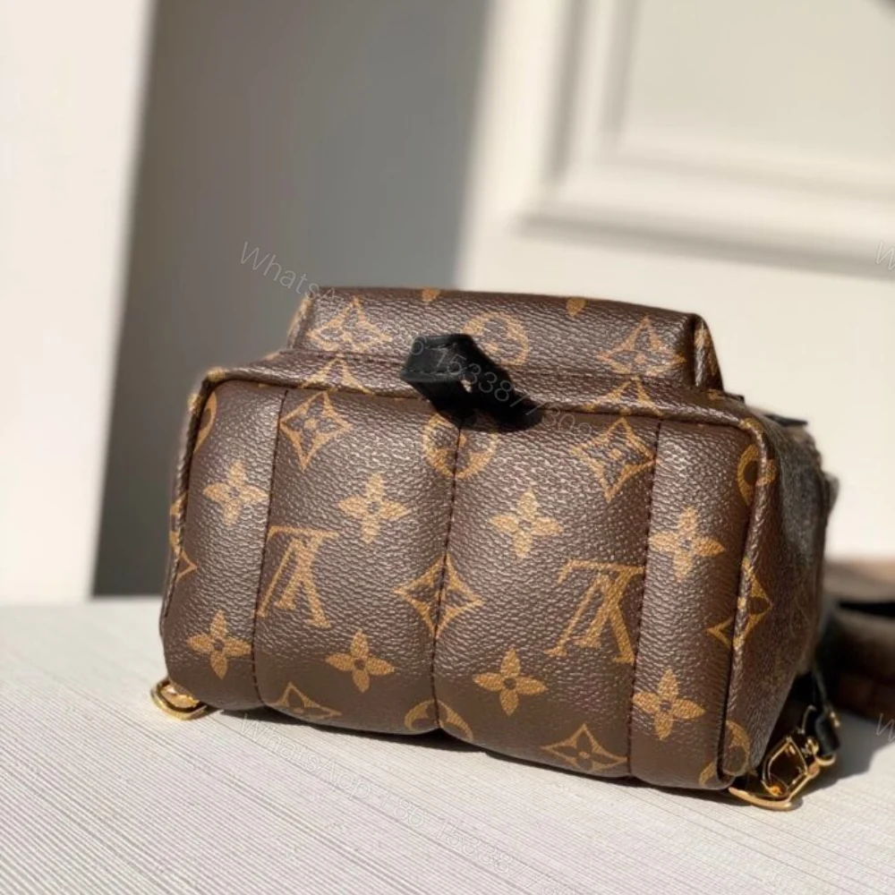 View 3 of Louis Vuitton Palm Springs Mini Backpack Brown 22Cm M44873