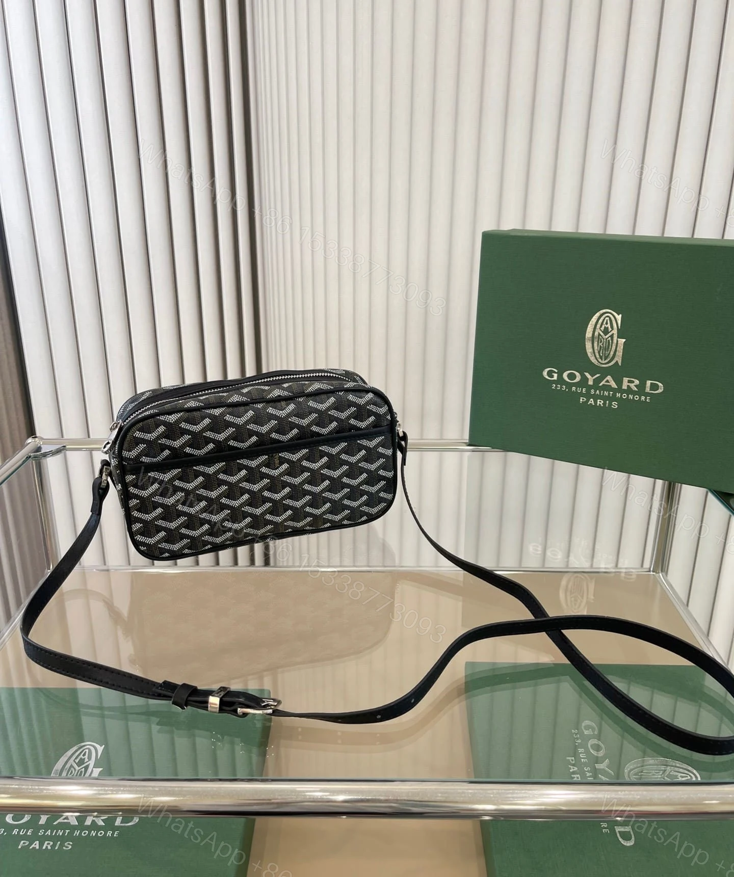 View 3 of GOYARD CAP VERT PM BAG BLACK 22CM CAPVE2PMLTY01CL01P