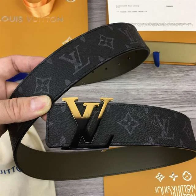 View 10 of LOUIS VUITTON INITIALES 40MM REVERSIBLE MONOGRAM CANVAS BELT – B93