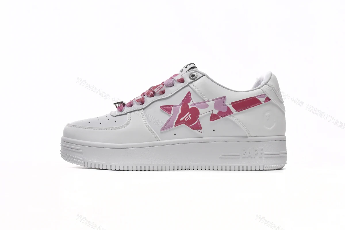 View 11 of Cheap Fake Bape Sta Low White Red Camouflage 1H20-191-045(BapeSta)