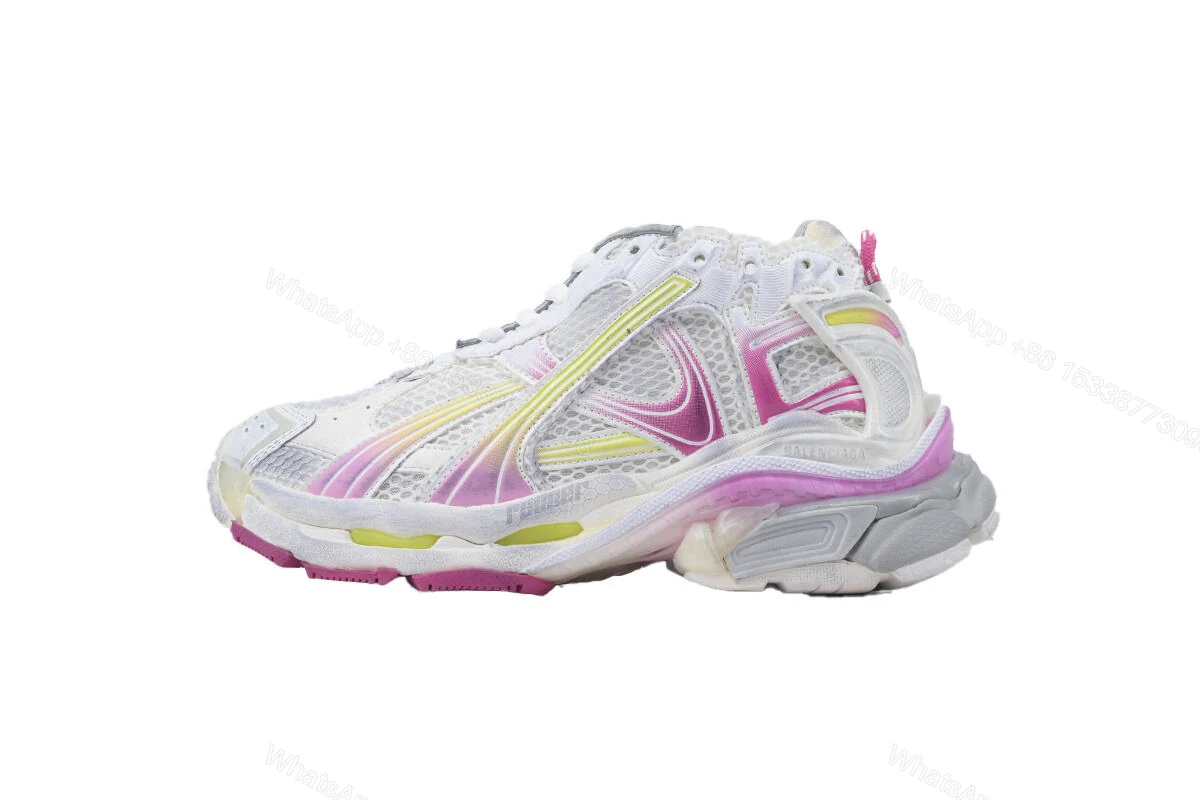 View 8 of Balenciaga Runner Sneaker Gradient Yellow Powder 772767 WRUNG 9517