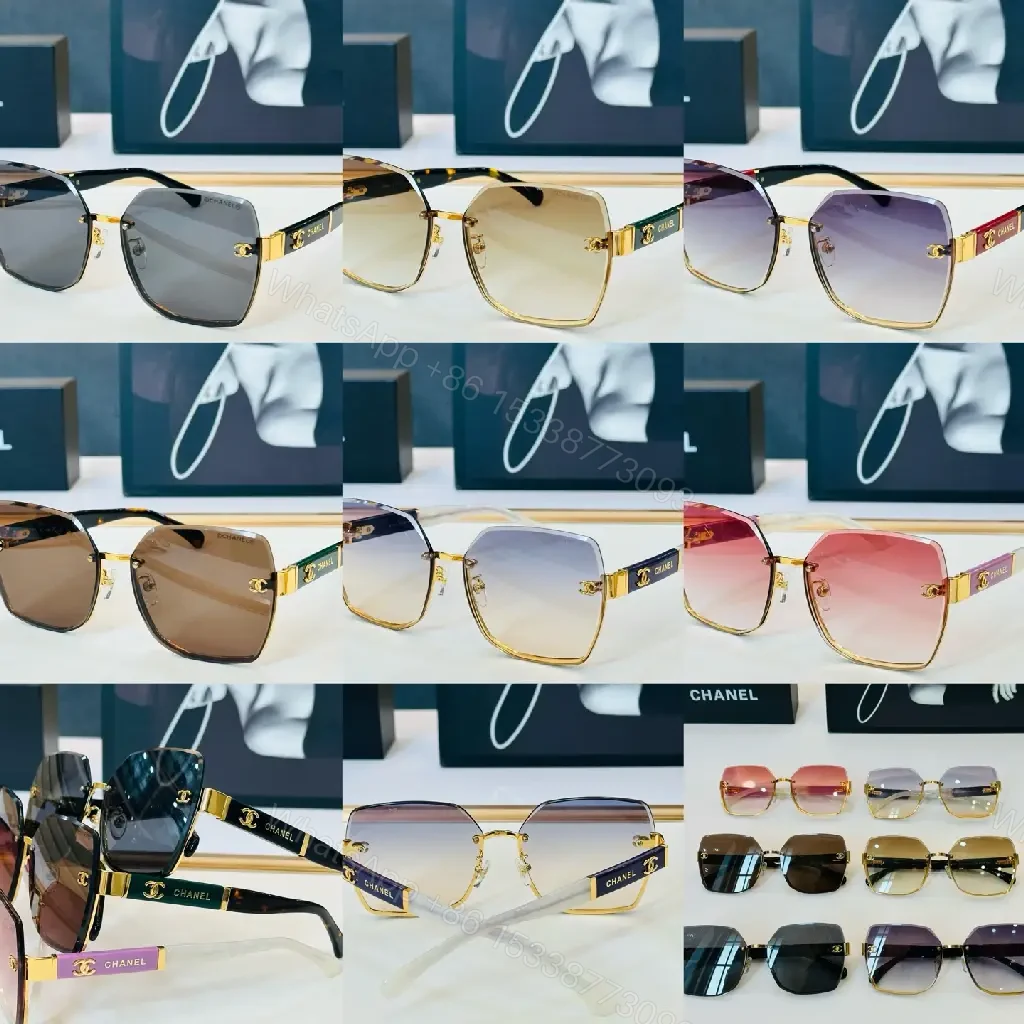View 5 of Gray-Tone Metal & Acetate Sunglasses: Bold Geometry Lux