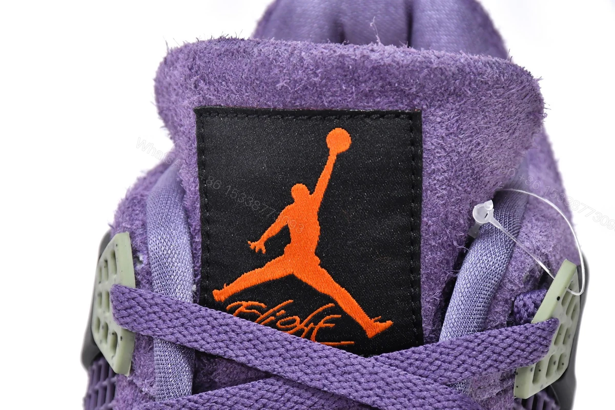 View 7 of Air Jordan 4 Retro Canyon Purple AQ9129-500