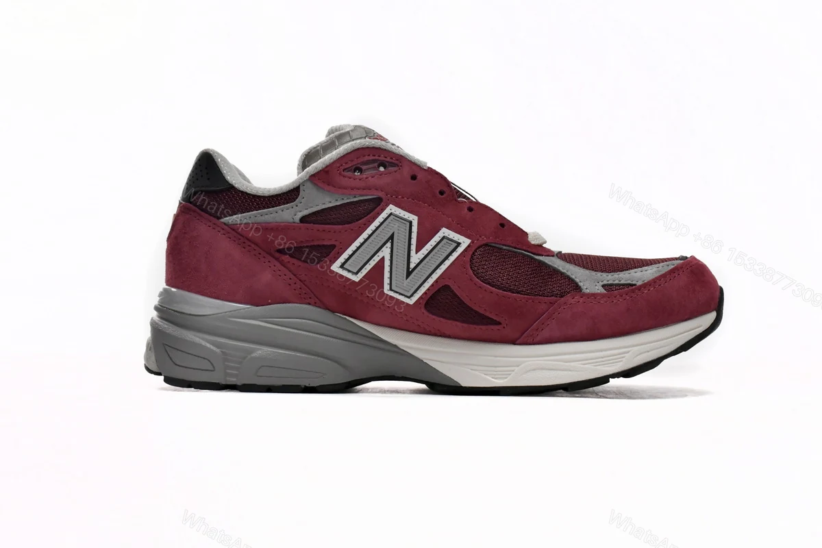 View 2 of Teddy Santis x New Balance 990v3 Scarlet Marblehead M990TF3