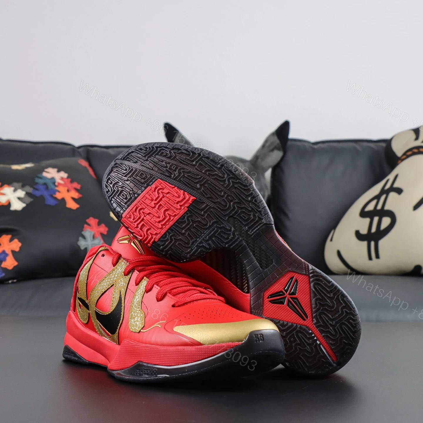 View 3 of Kobe 5 Protro “Year of the Mamba University Red” Reps