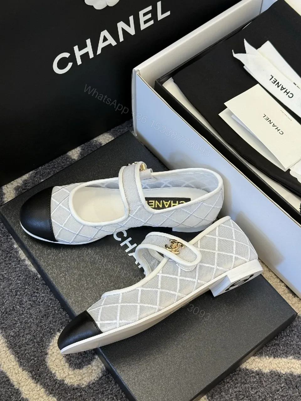 View 5 of Diamond-Quilt Mary Janes: Luxe Textured Comfort Shoes