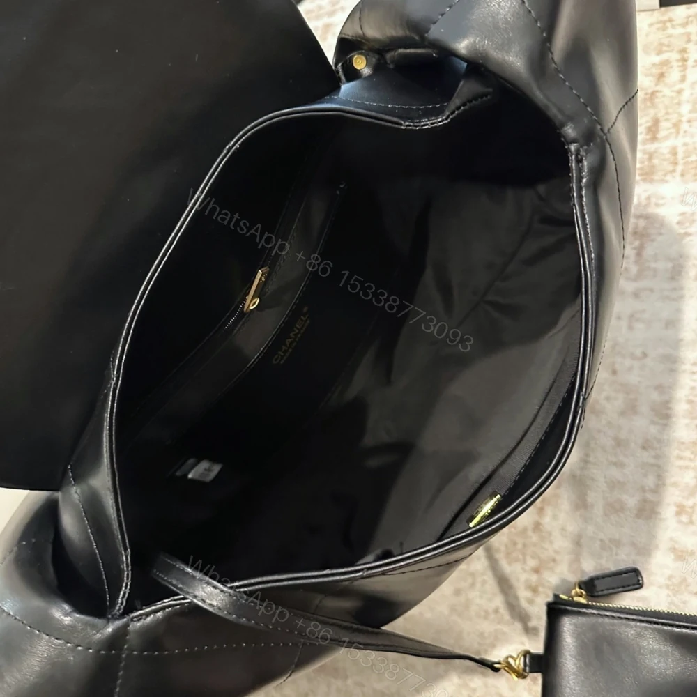 View 10 of Chanel Maxi Hobo Bag Black 43Cm