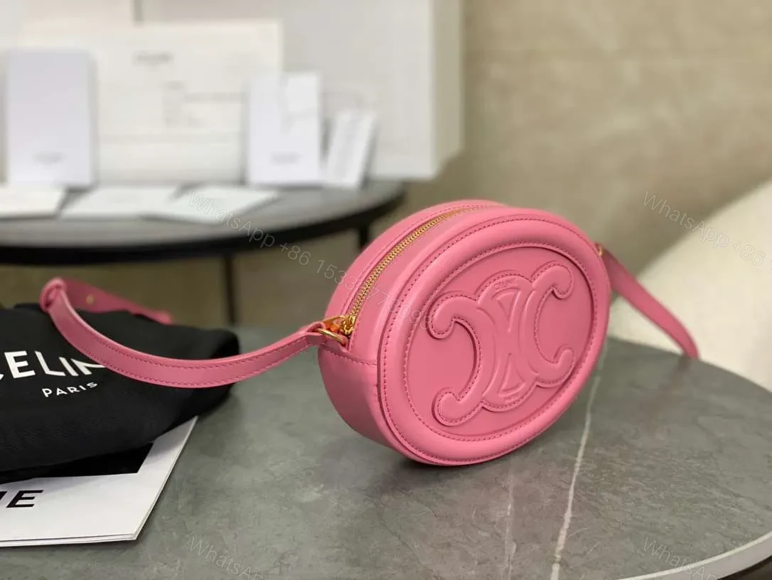 View 2 of Celine Mini Handbag Pink Smooth Leather 16×12.5x4cm