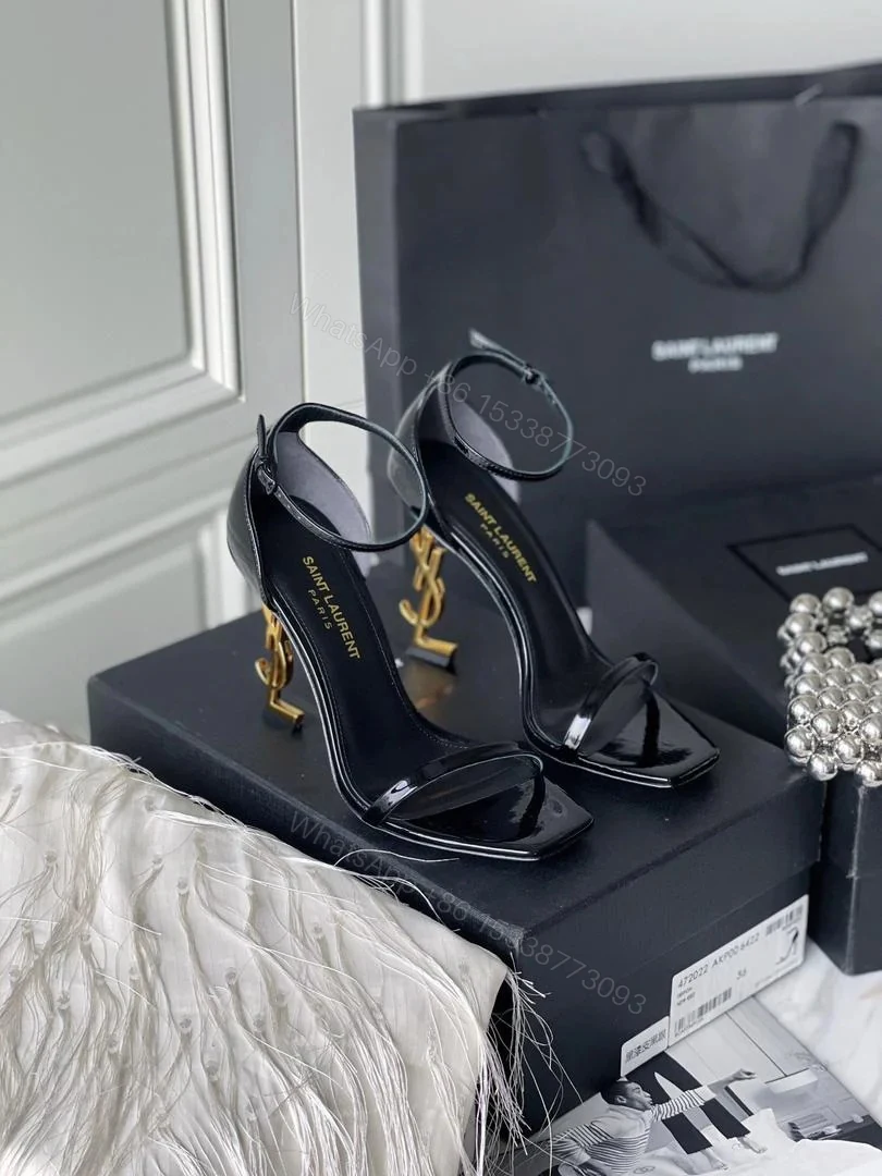 View 3 of BUY FIRST COPY YSL TRENDY HIGH-HEEL SANDALS