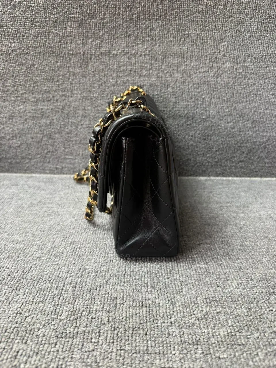 View 3 of Chanel Classic Flap bag Lambskin Black Gold Hardware