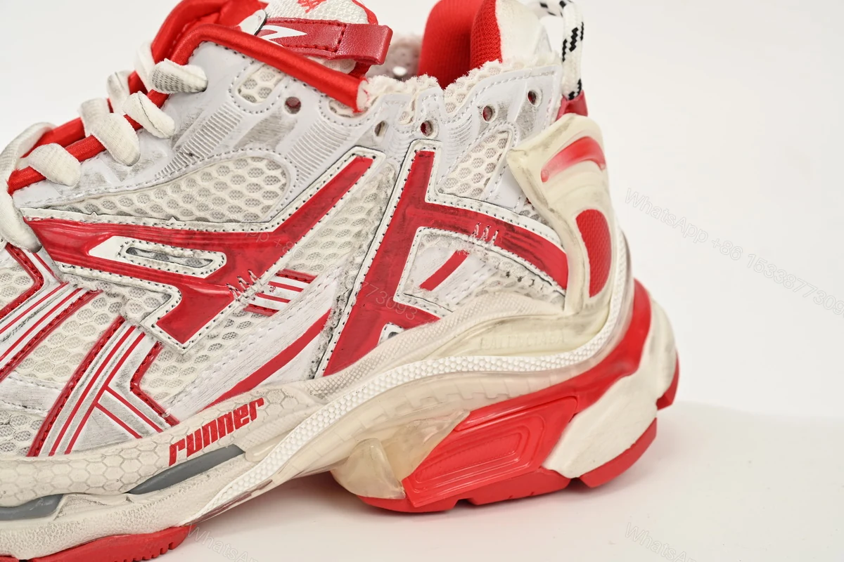 View 7 of Balenciaga Runner Blue White Red 677402 W3RB2 9060