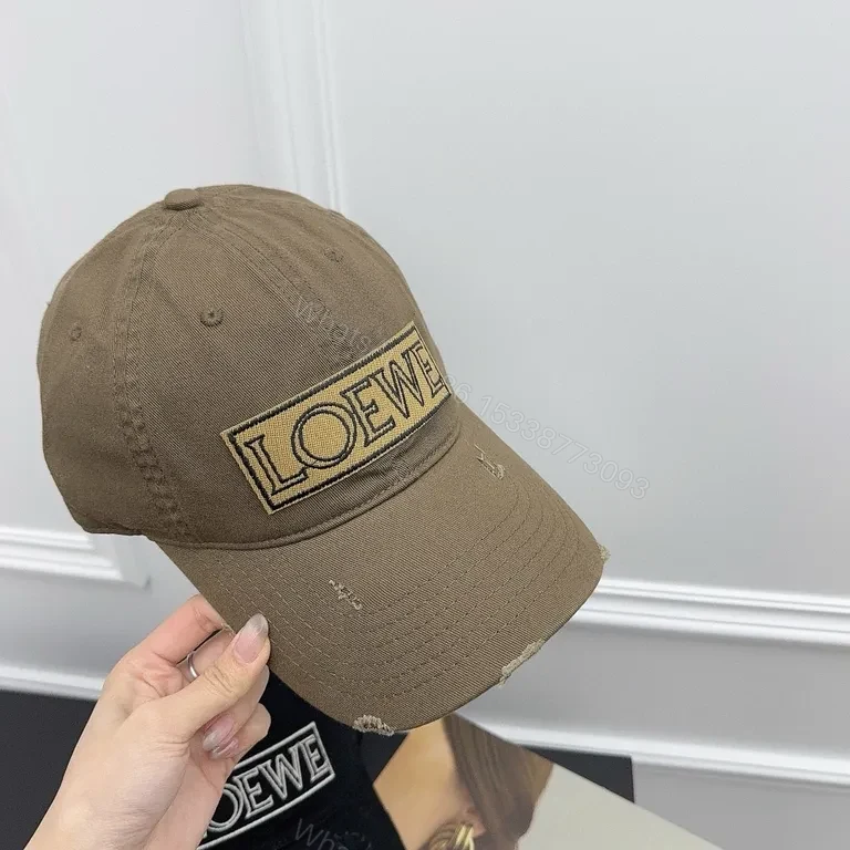 View 4 of Bold Logo Cap in Distressed Black Cotton â€“ Streetwear Essential