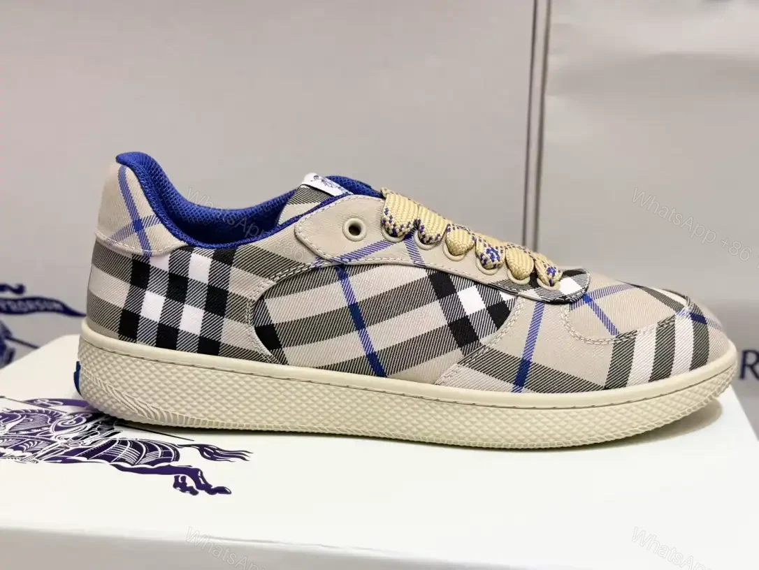 View 8 of BURBERRY TERRACE CHECK SNEAKERS – BBR095