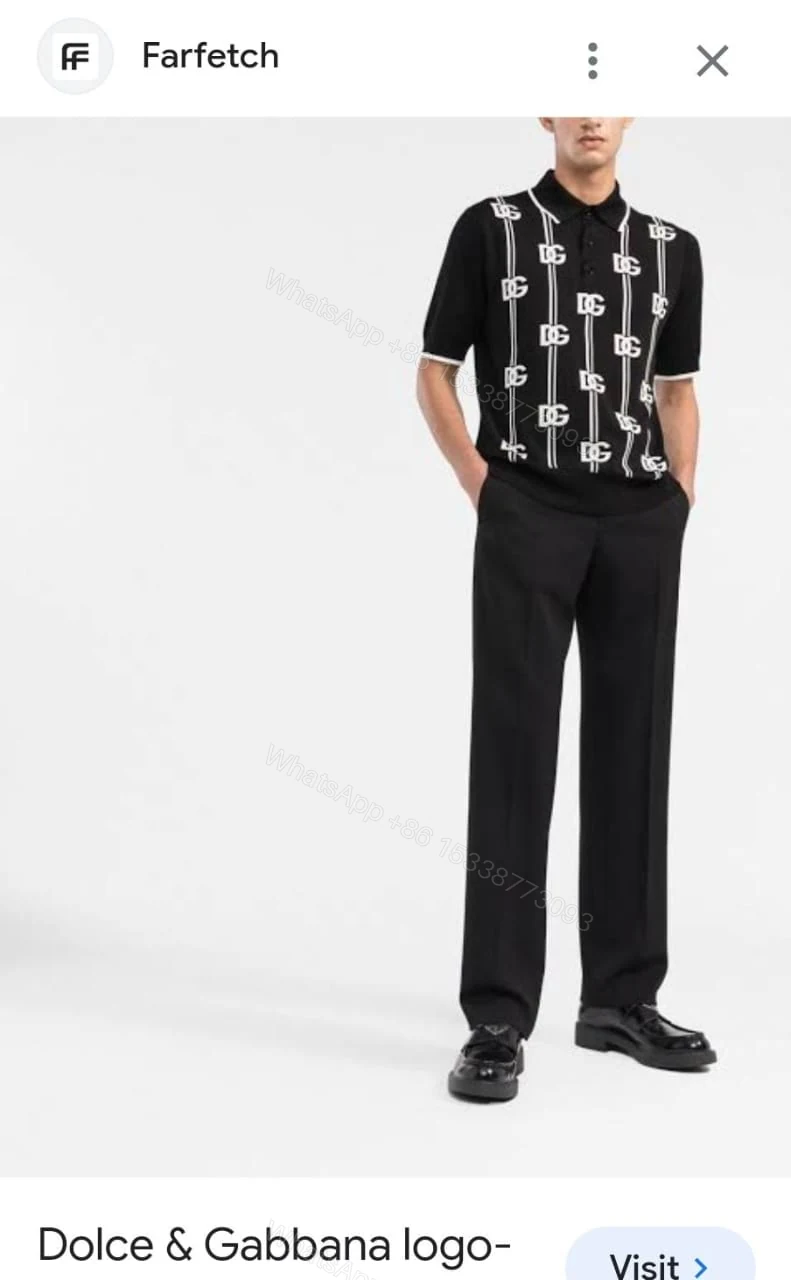 View 8 of First Copy D&G Exclusive Polo Pullovers