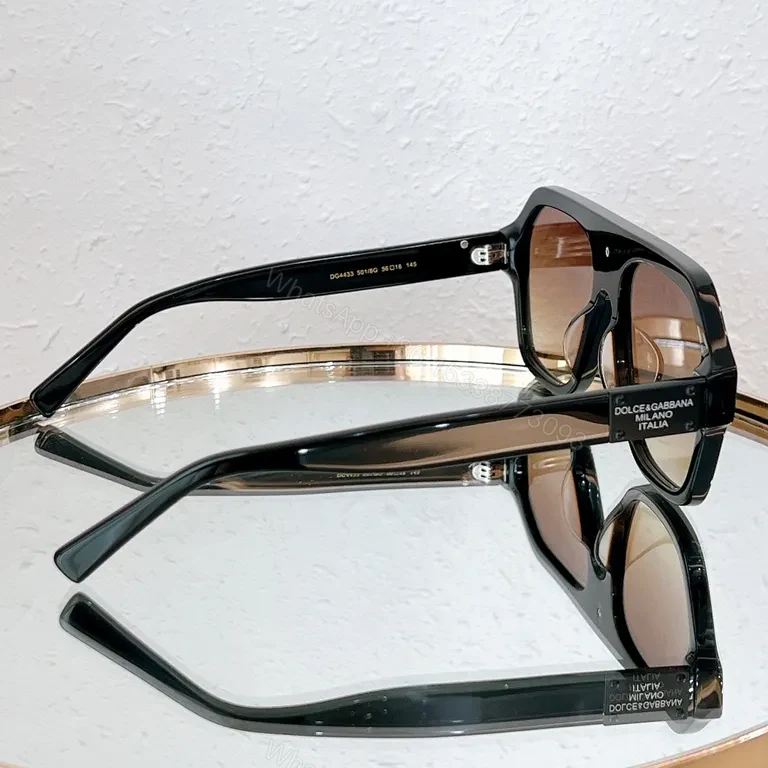 View 9 of Taupe-Frame Dolce & Gabbana Milano Italia Sunglasses: All-Day Comfort