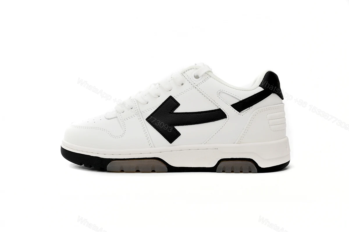 View 9 of OFF-WHITE Out Of Office OOO 30 MM Low Tops Black White Blue OMIA189C99LEA0040110