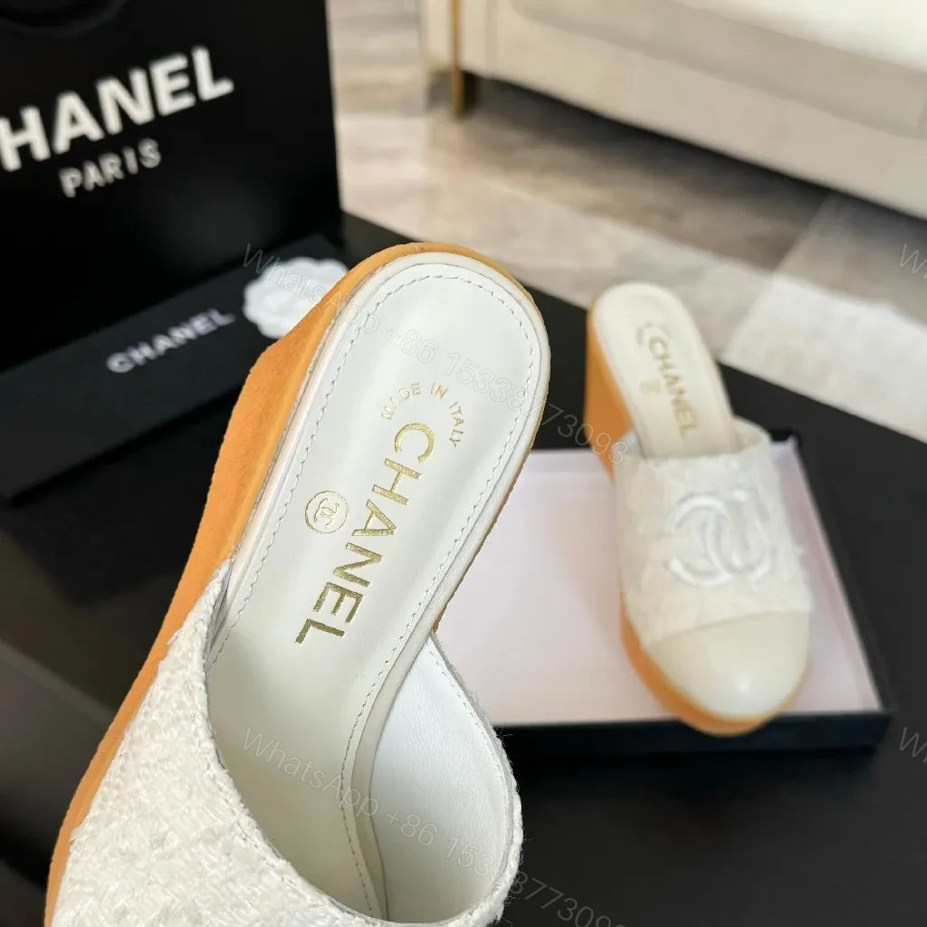 View 9 of Embroidered Slip-On Sandals – Subtle Luxury, All-Day Comfort