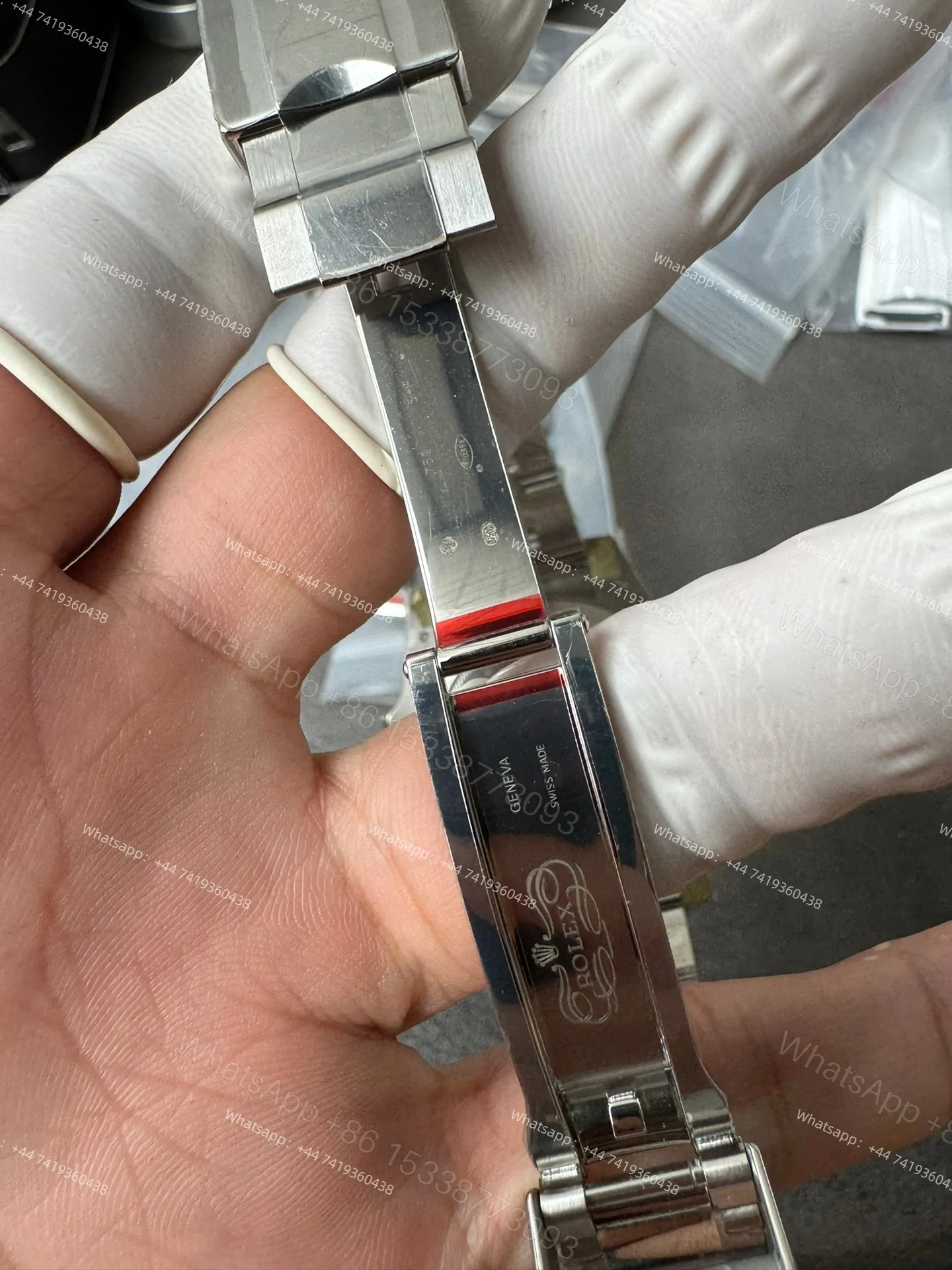 View 11 of Rolex Super Clone Watches 1:1 Smurf Submariner 116619LB VS3135 Movement 40mm