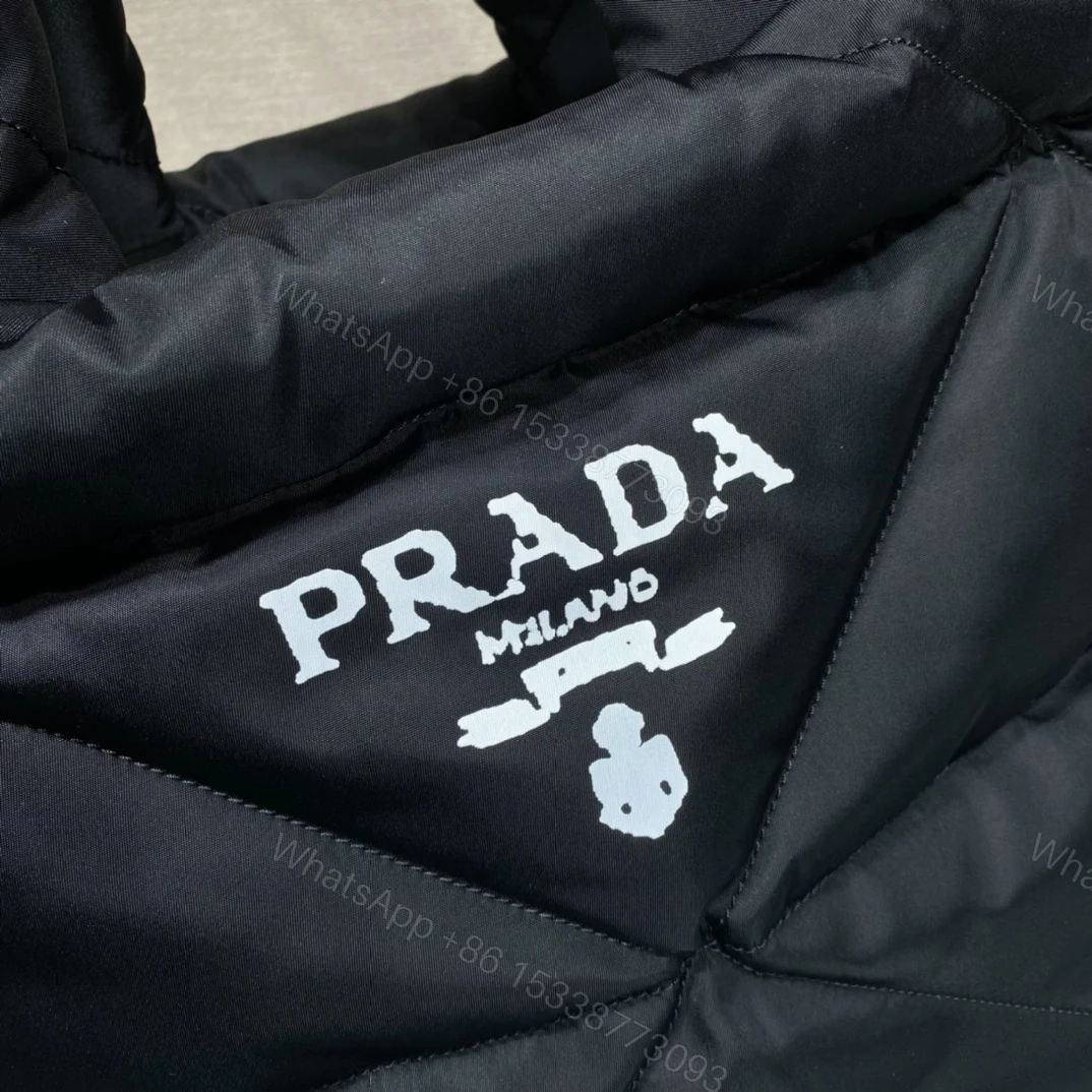 View 8 of 高仿Prada手提托特包2VG082黑色免檢版