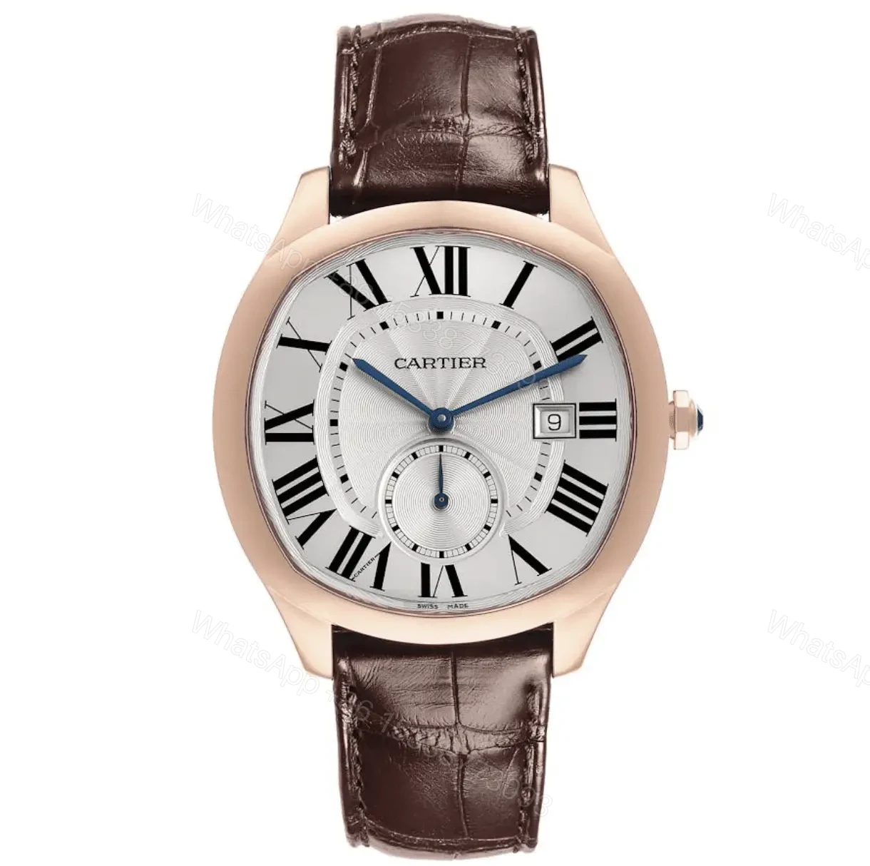 Cartier Drive Rose Gold Replica Mens Watch, WGNM0003 — view 1