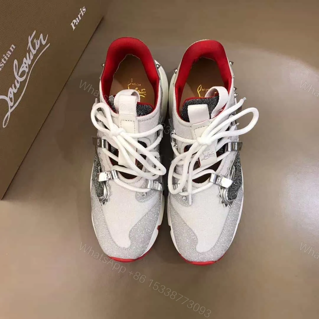 View 5 of CHRISTIAN LOUBOUTIN RED- RUNNER SNEAKER – CL55