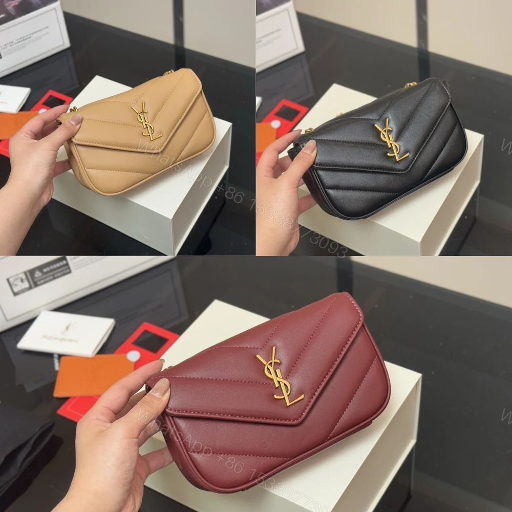 View 9 of Saint Laurent Loulou Mini In Matelassé Black 20Cm