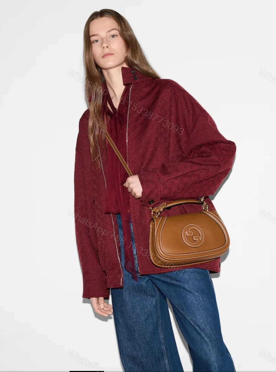 View 6 of FIRST COPY Gucci Blondie Top Handle Sling Bag