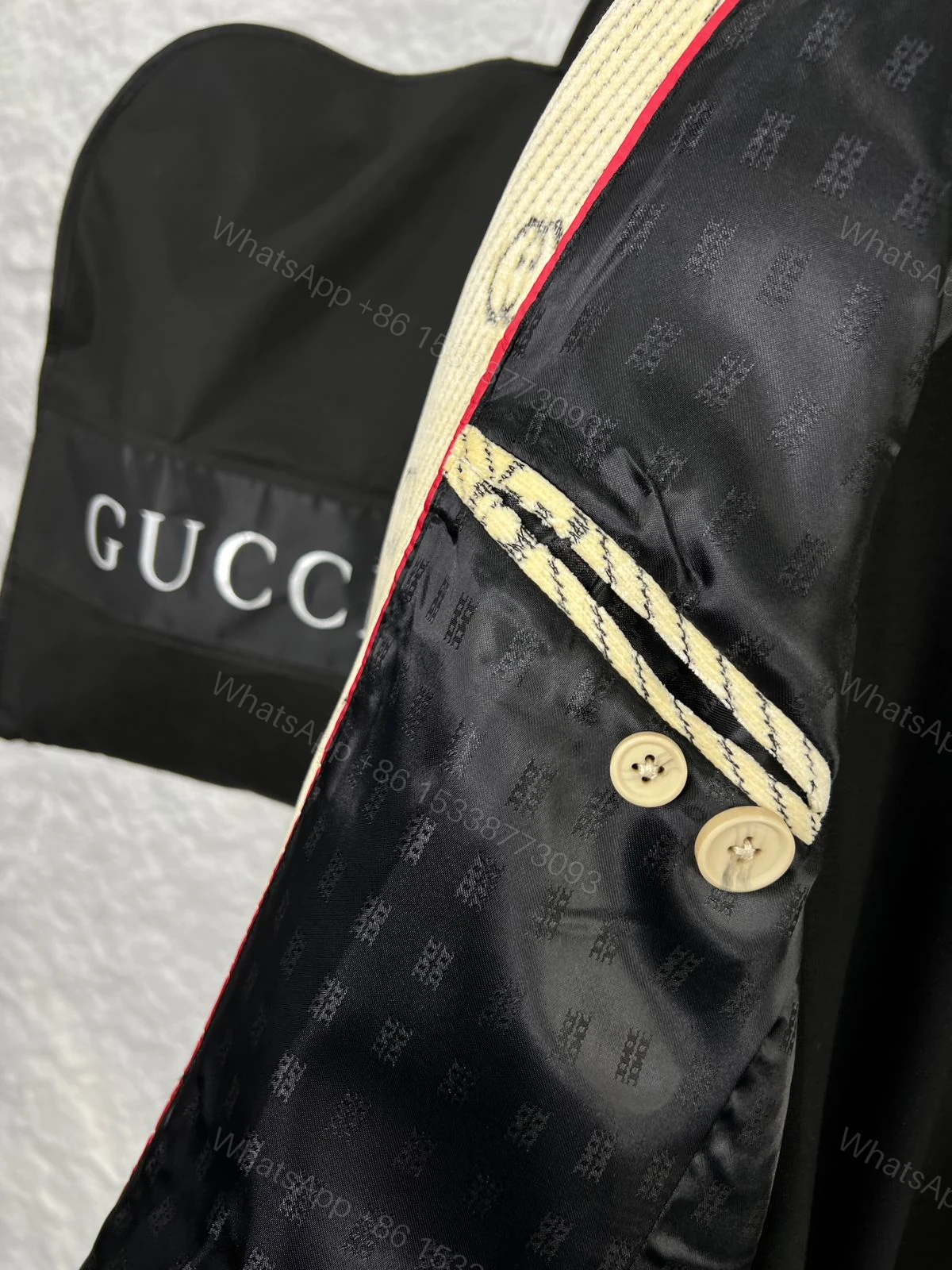 View 11 of First Copy Gucci Imported Fabric Blazer