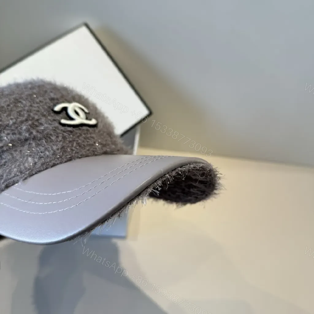 View 6 of Lux Fur-Trim Cap: Subtle Luxe, Soft Comfort, Modern Style