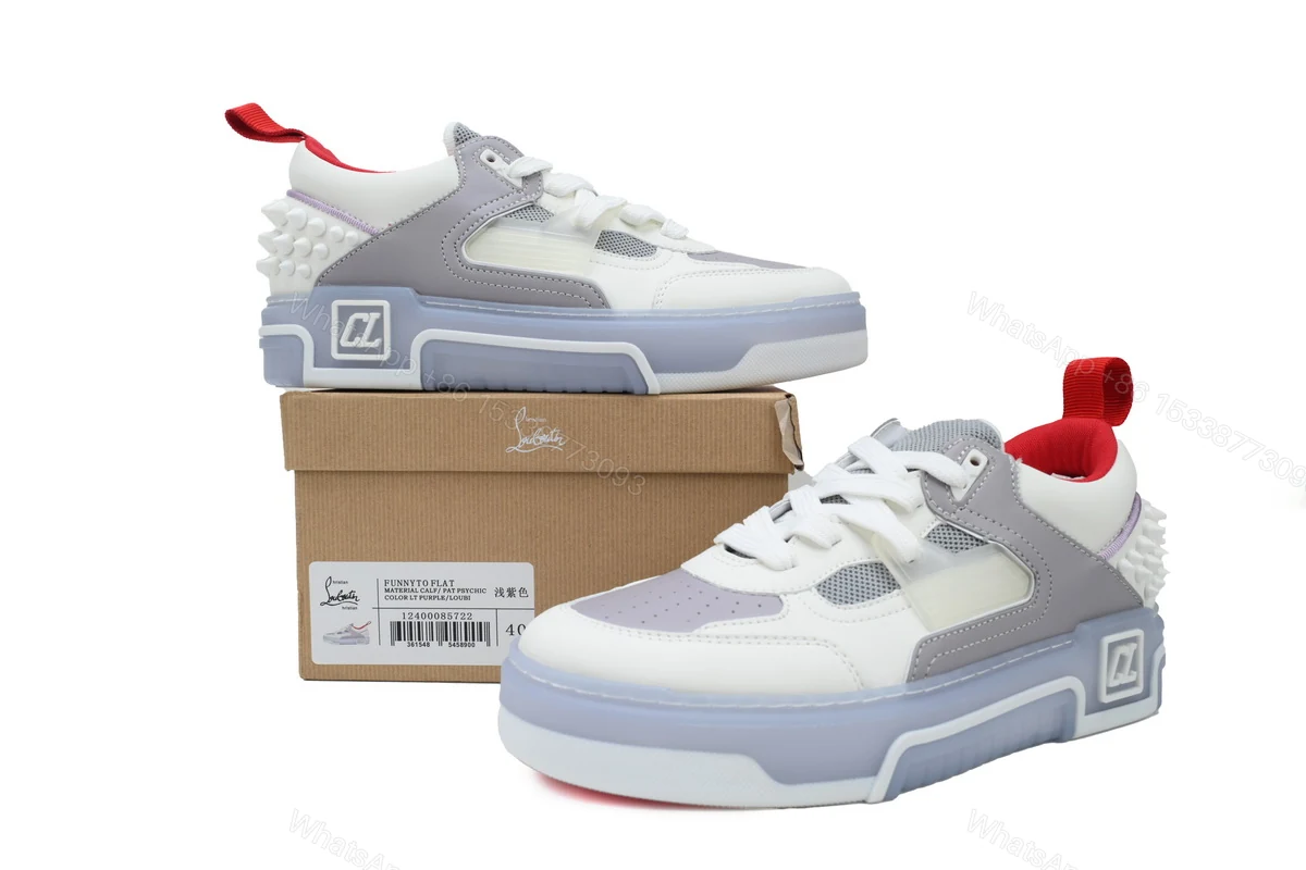 View 2 of Christian Louboutin Astroloubi Gray 12400085722