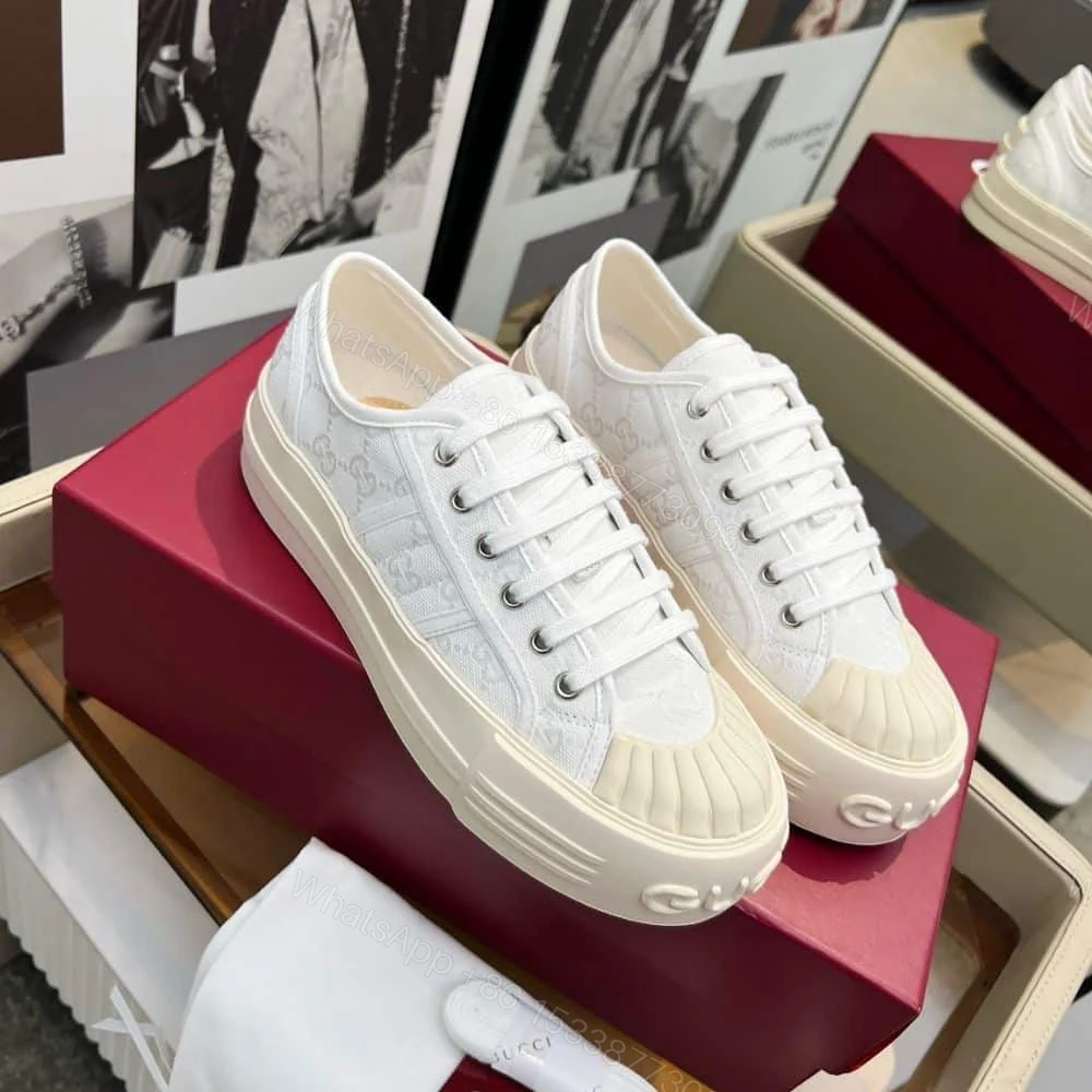 View 2 of GUCCI WOMEN CHUNKY SNEAKER WHITE 816879 FABZZ 9143