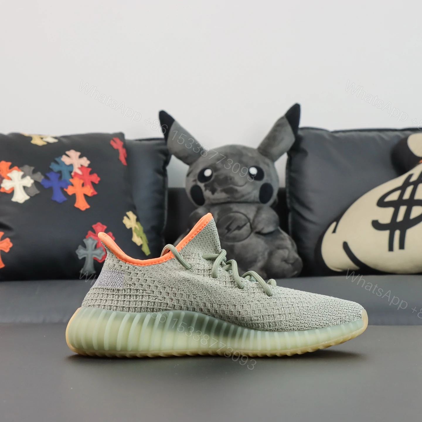 View 2 of Yeezy Boost 350 V2 Desert Sage Reps