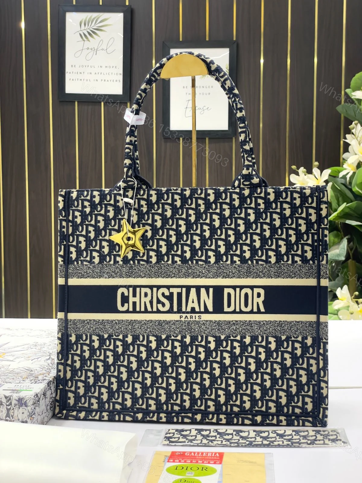 View 4 of FIRST COPY DIOR BOOK TOTE BAG