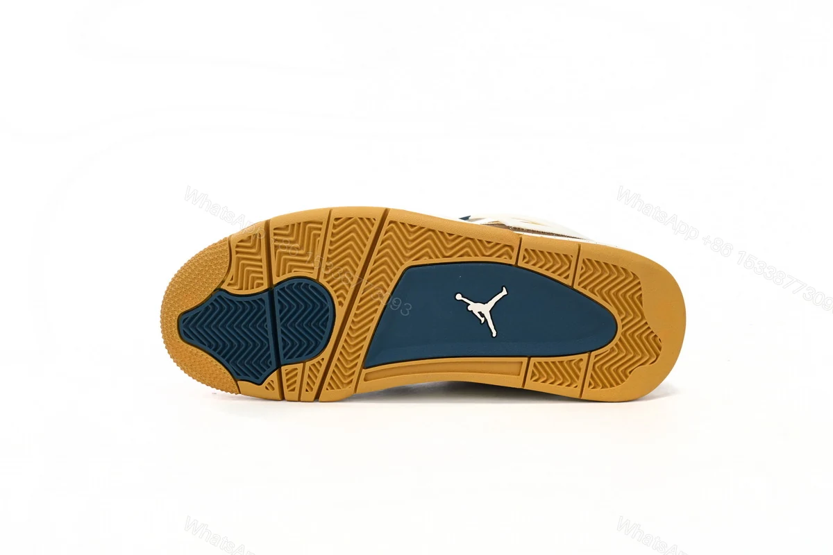 View 4 of Air Jordan 4 "Cacao Wow" Brown White FB2214-200