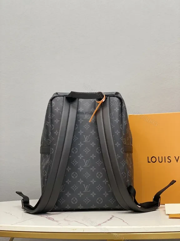 View 3 of Monogram Eclipse Backpack: Subtle Luxury, Everyday Versatility