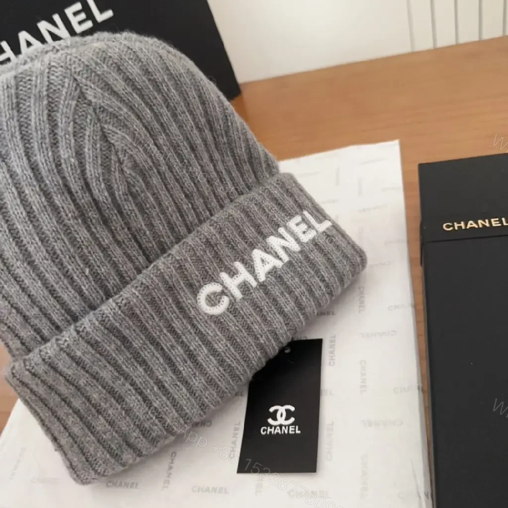 View 4 of Chunky Rib Knit Beanie — Soft Luxury, Subtle Branding, Everyday Warmth