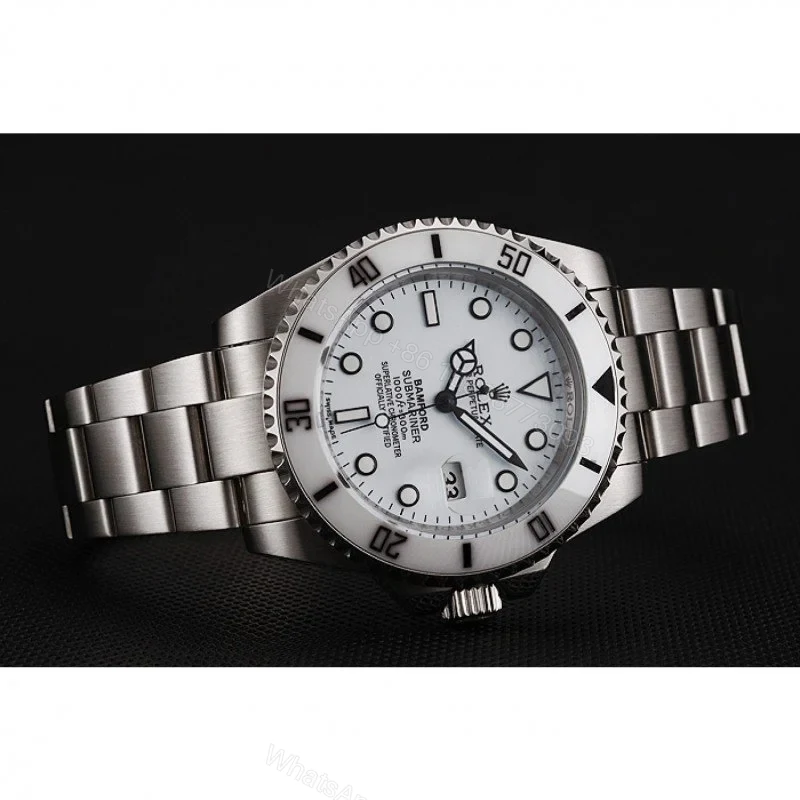 View 3 of Replica Rolex Submariner White Dial 1453863