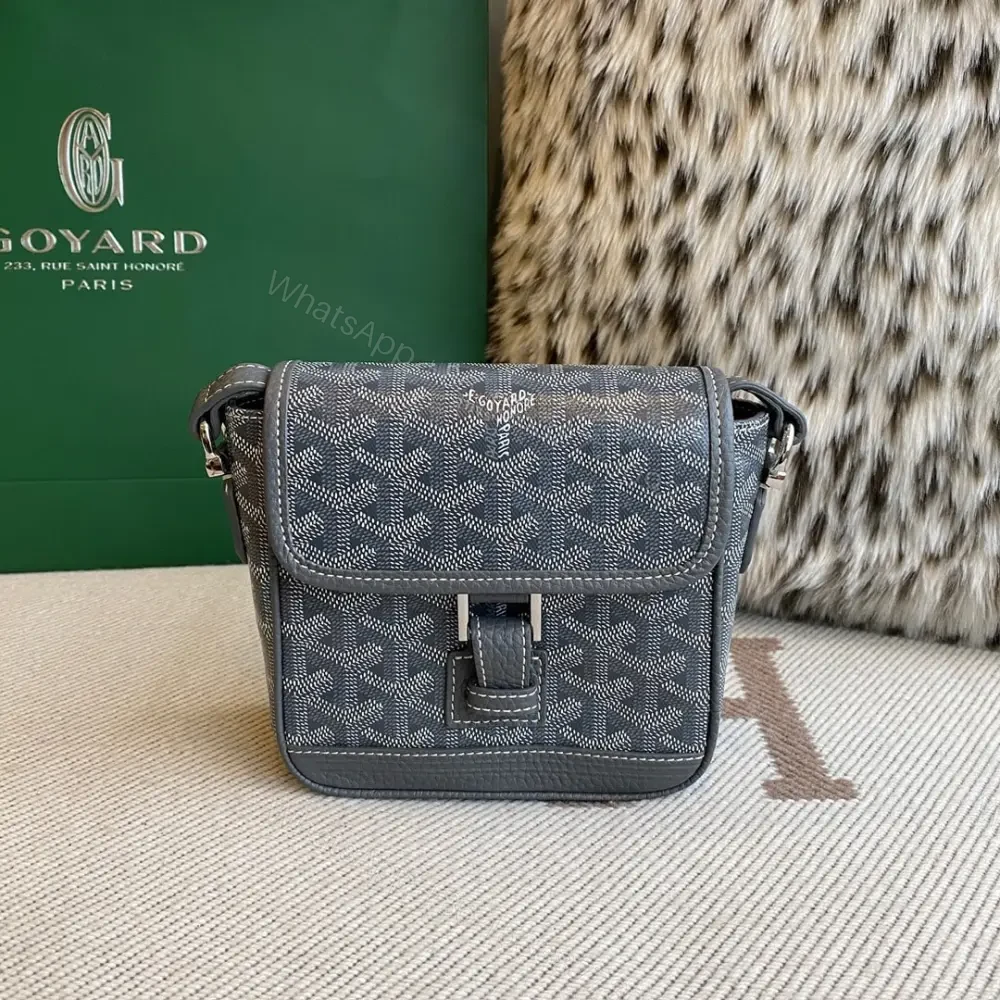 高仿GoyardBeluga限量版mini豆腐包灰色 — view 1
