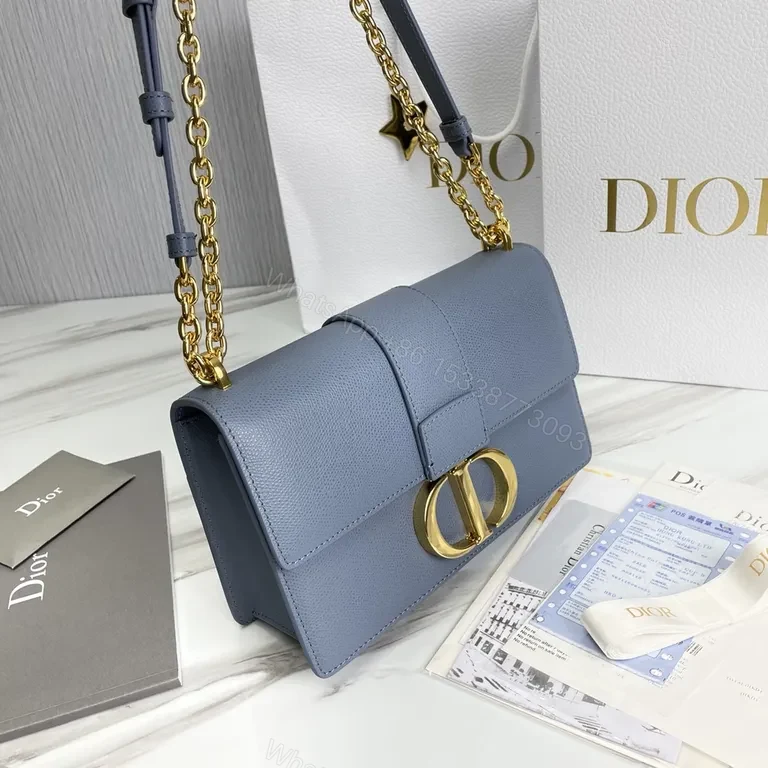 View 8 of Blue Calfskin Dior Bag: Sophisticated Everyday Luxury Prioretta