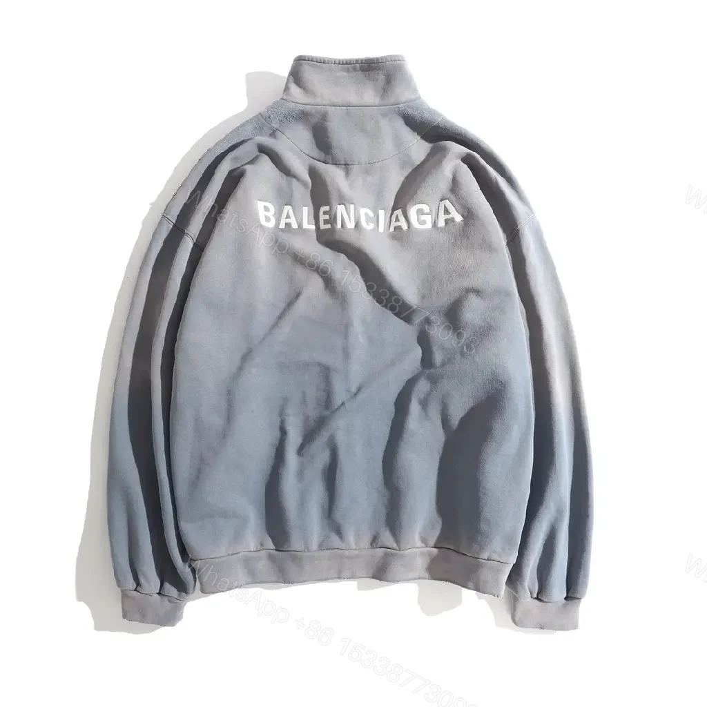 View 6 of Grey Fleece Zip Hoodie: Minimalist Luxury, All-Day Comfort