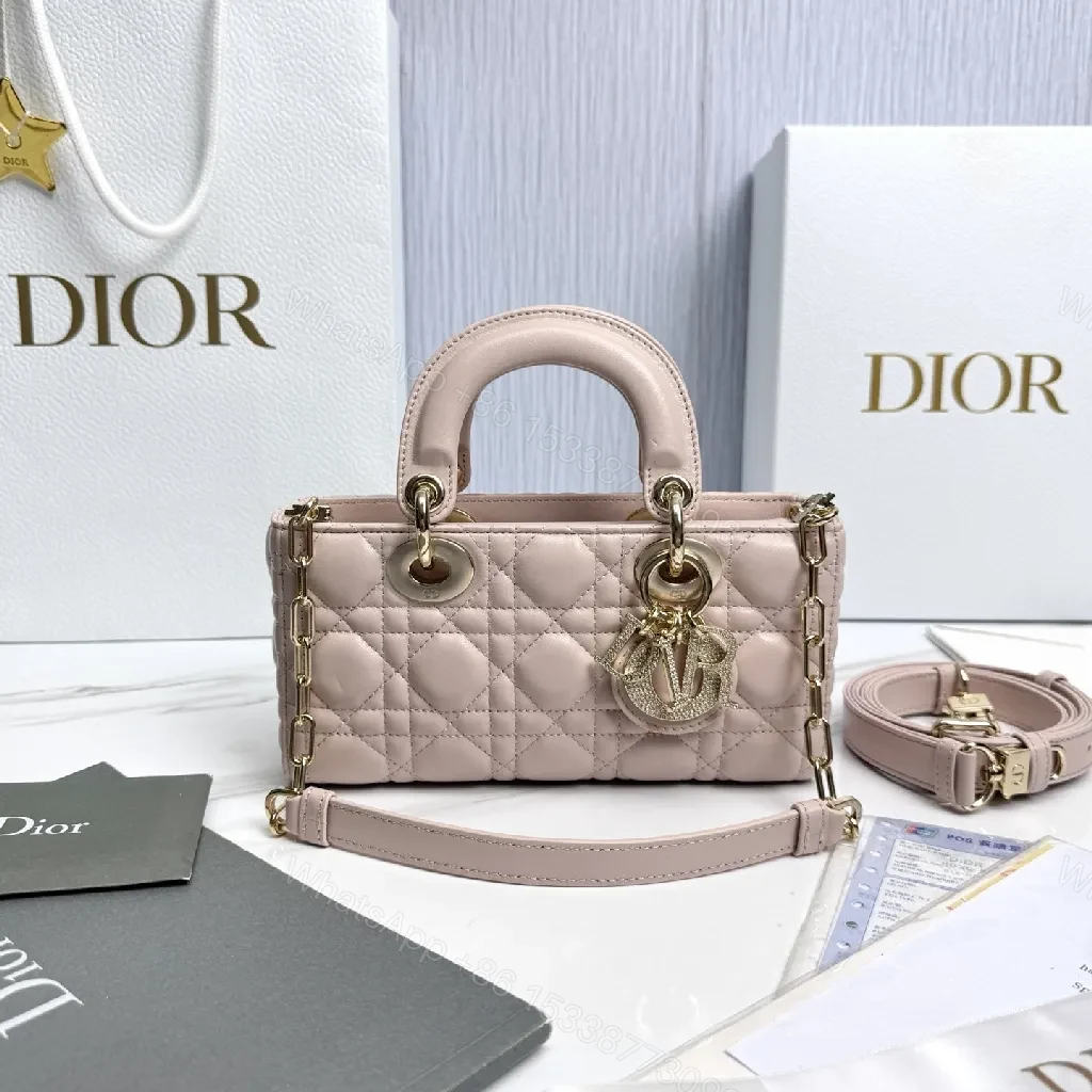 Soft Pink Quilted Dome Bag: Mini Luxury Crossbody — view 1