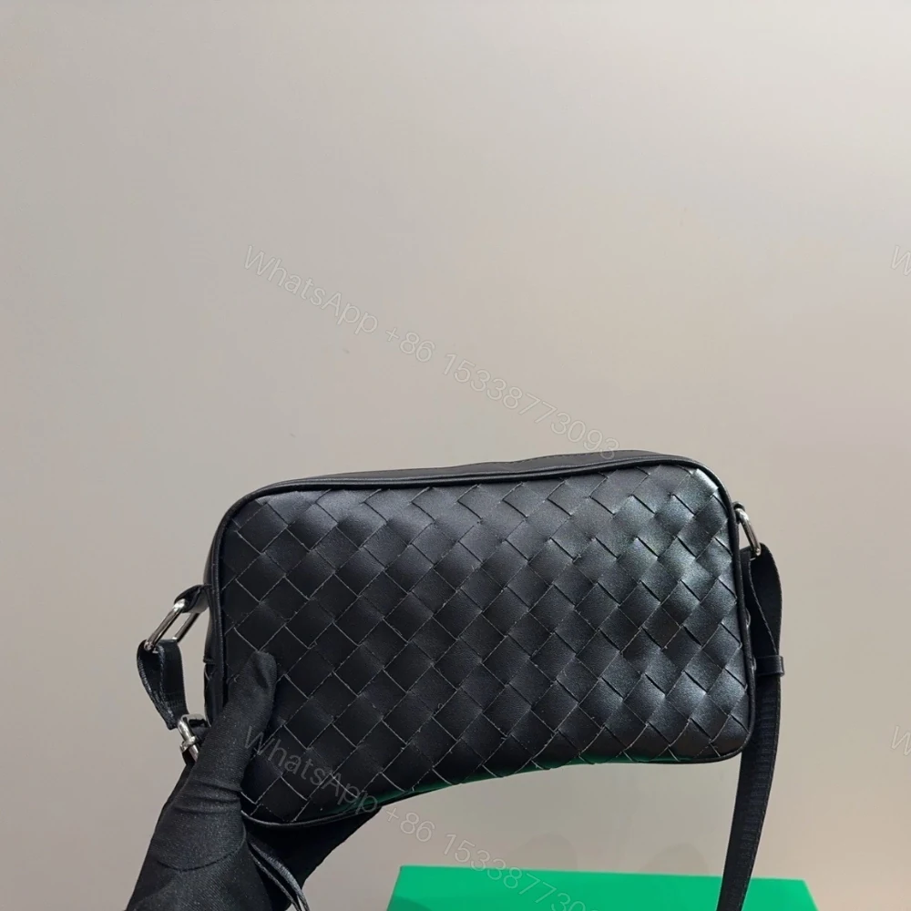 View 5 of Bottega Veneta Small Intrecciato Camera Bag Black 24Cm 755923V2HL18803