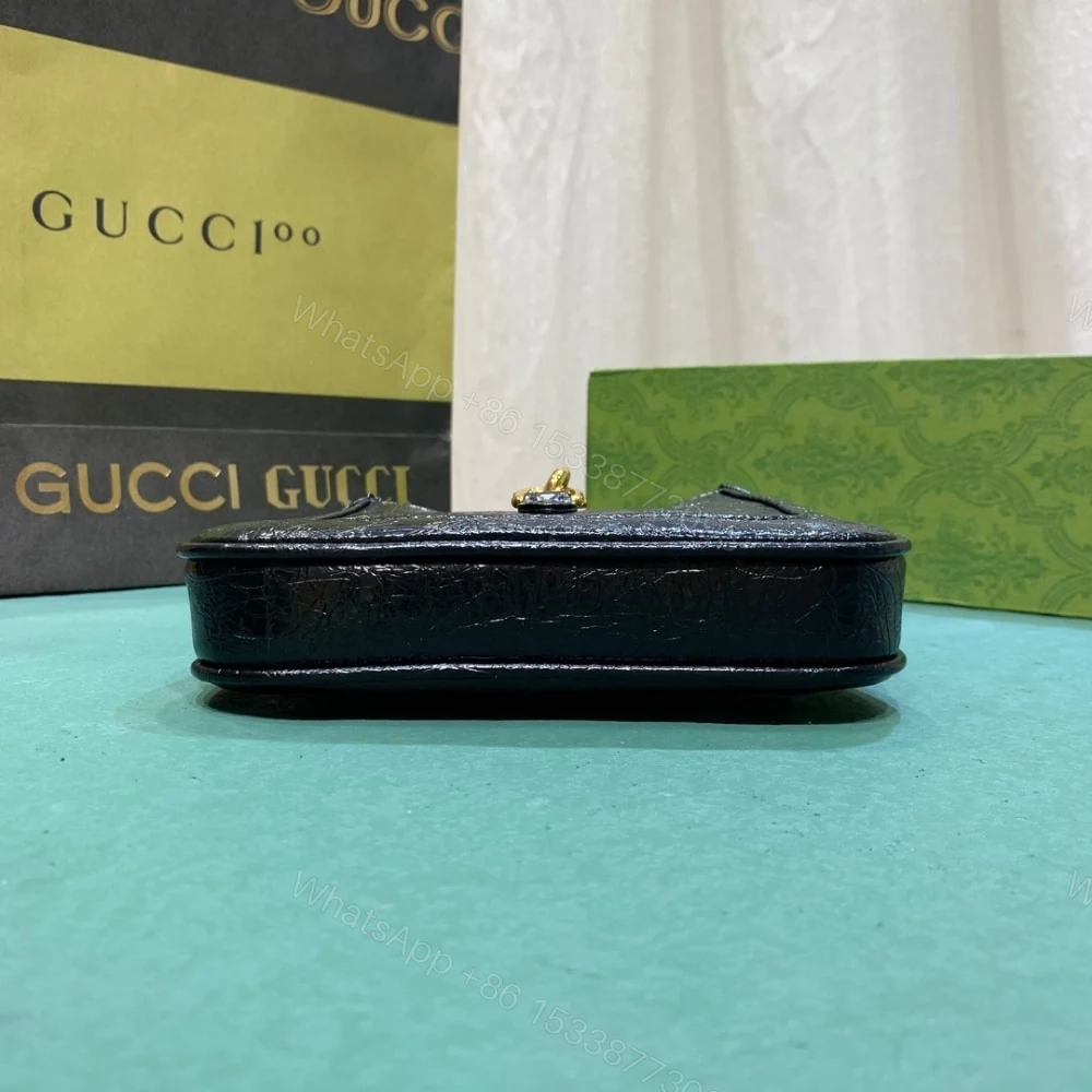 View 3 of Gucci Jackie Notte Mini Bag Black 19Cm