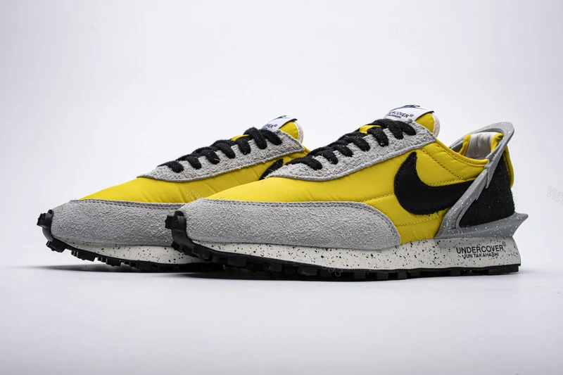View 3 of Undercover x Nike Waffle Dbreak Light GreyYellow BV4594-700